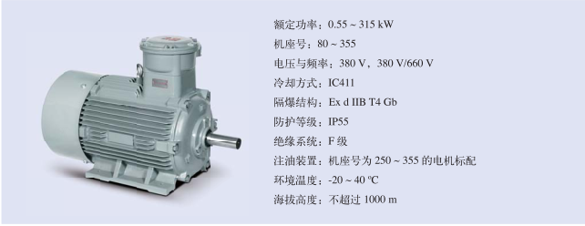 防爆電機參數表